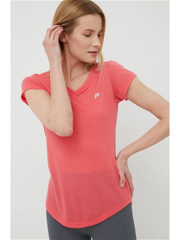 Tréninkové tričko Fila Rostow růžová barva