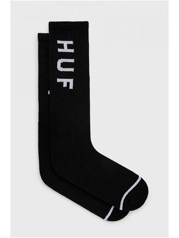 Ponožky HUF pánské černá barva