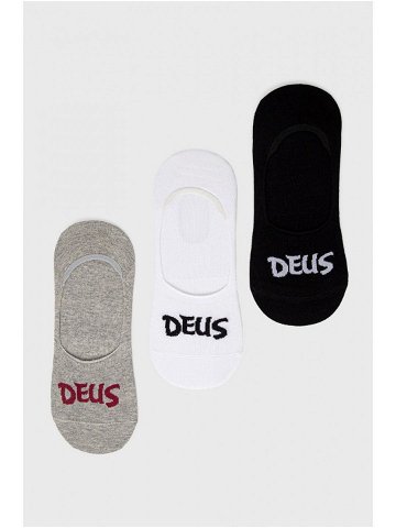Ponožky Deus Ex Machina pánské šedá barva