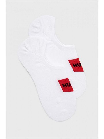 Ponožky HUGO pánské bílá barva 50468123