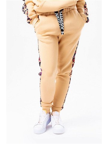 Kalhoty Hype dámské oranžová barva s aplikací