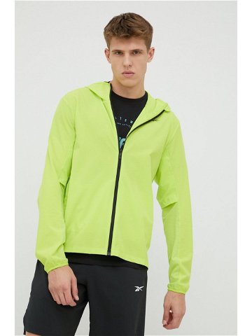 Tréninková bunda Reebok United By Fitness Speed zelená barva přechodná