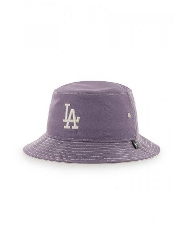 Klobouk 47brand Los Angeles Dodgers fialová barva bavlněný