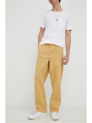 Kalhoty Levi s pánské béžová barva ve střihu chinos