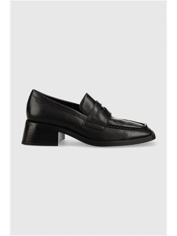 Kožené lodičky Vagabond Shoemakers Blanca dámské černá barva na podpatku