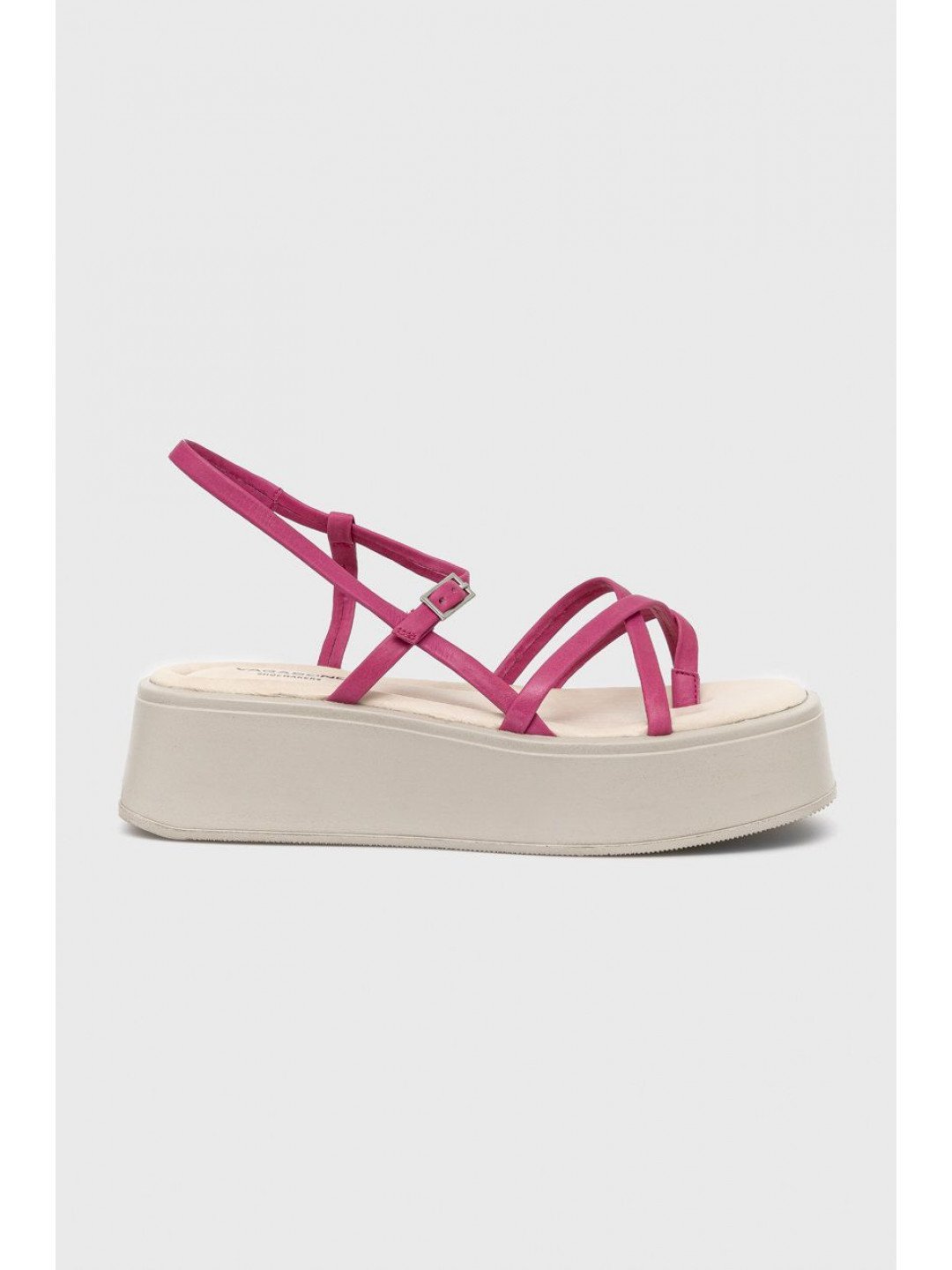 Kožené sandály Vagabond Shoemakers Courtney dámské růžová barva na platformě