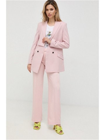 Sako Karl Lagerfeld růžová barva