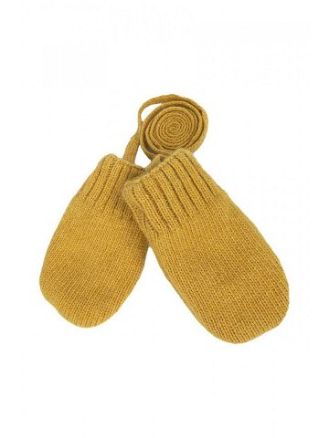 Dětské rukavice Jamiks žlutá barva