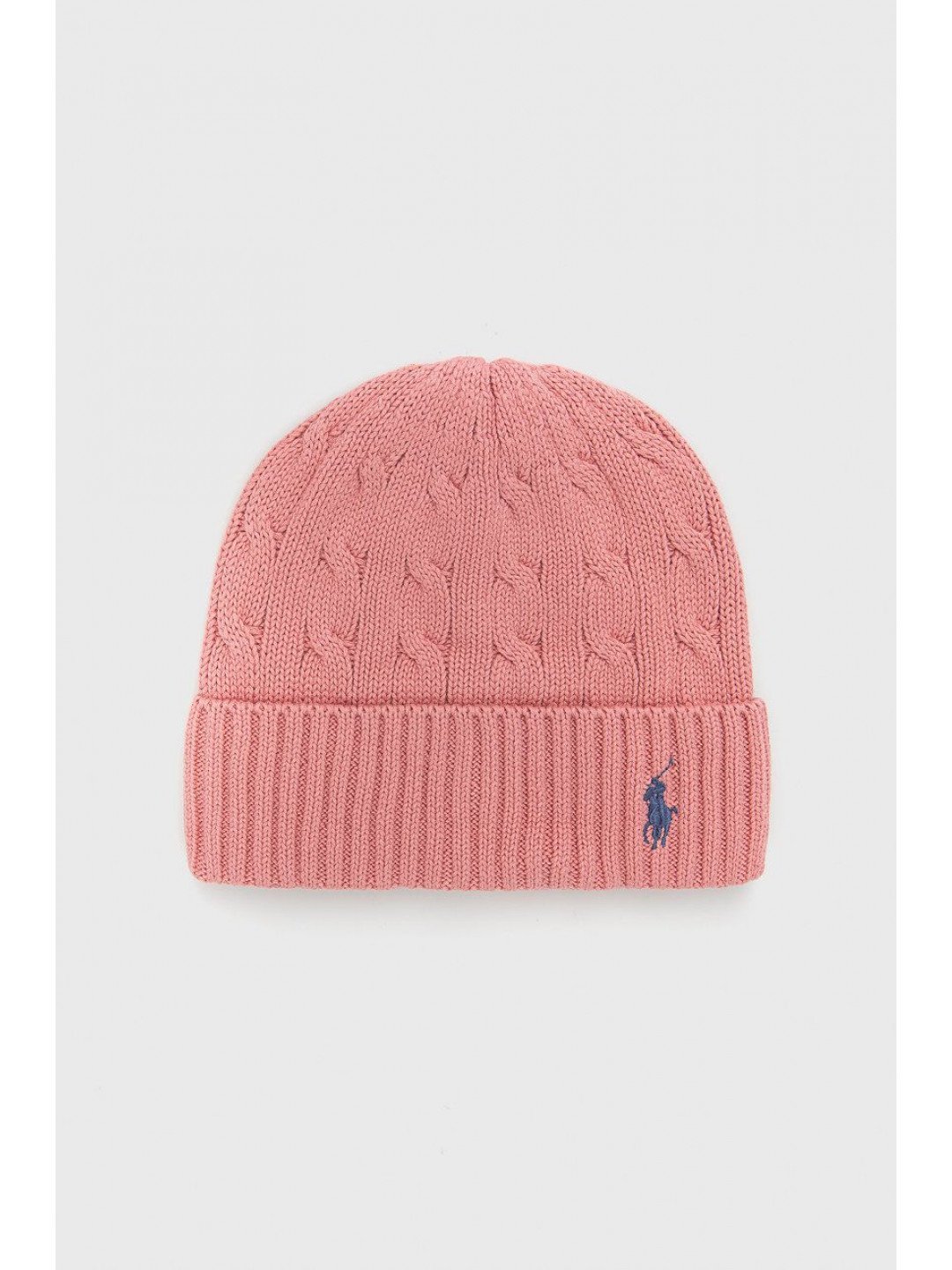 Bavlněná čepice Polo Ralph Lauren růžová barva