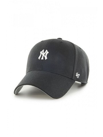 Čepice 47brand Mlb New York Yankees černá barva s aplikací