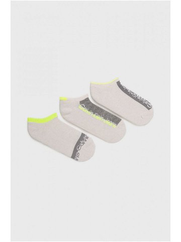 Ponožky Calvin Klein dámské béžová barva