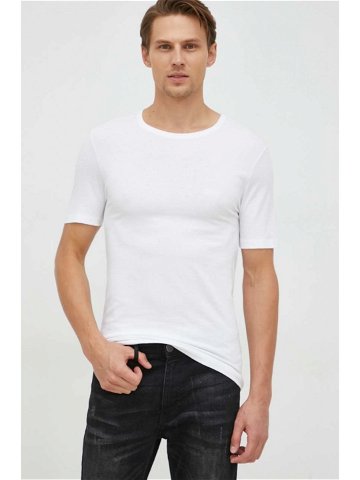 Bavlněné tričko BOSS 3-pack černá barva 50475284