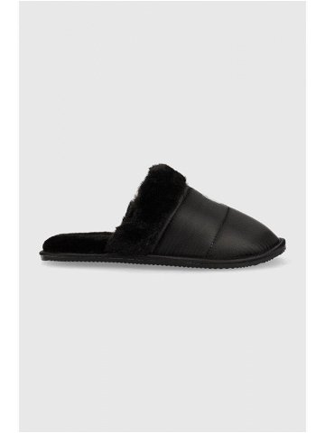 Pantofle Polo Ralph Lauren Kelcie černá barva