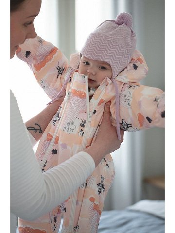 Dětska čepice Reima růžová barva z tenké pleteniny vlněná