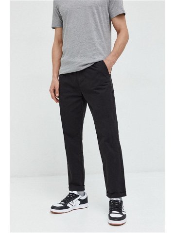 Kalhoty Only & Sons pánské černá barva jednoduché