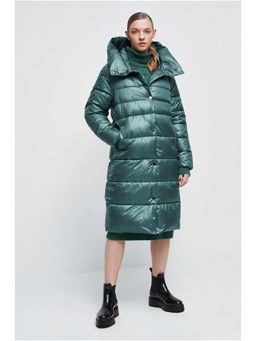 Kabát Medicine dámský zelená barva zimní