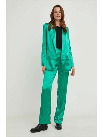 Set – sako a kalhoty Answear Lab zelená barva
