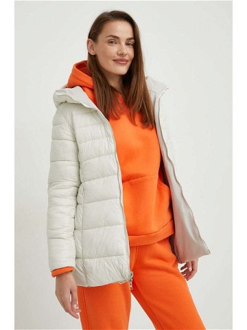 Oboustranná bunda Answear Lab dámská béžová barva zimní