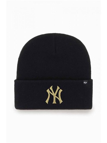 Čepice 47brand Mlb New York Yankees černá barva
