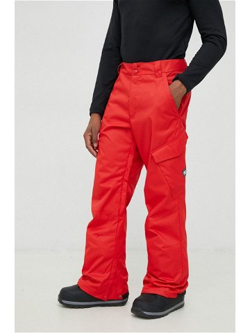 Snowboardové kalhoty DC Banshee červená barva