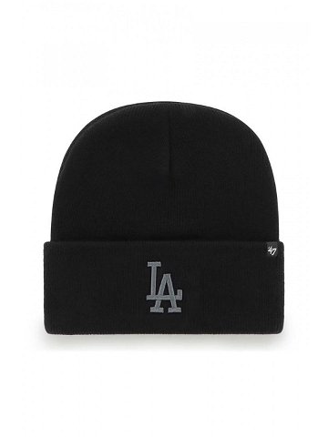 Čepice 47brand Mlb Los Angeles Dodgers černá barva