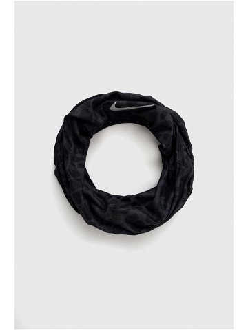 Nákrčník Nike černá barva vzorovaný