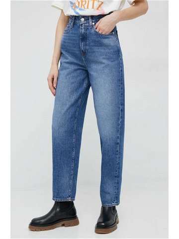 Bavlněné džíny Tommy Hilfiger dámské high waist