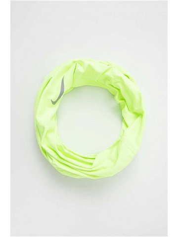 Nákrčník Nike zelená barva hladký