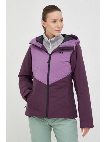 Lyžařská bunda Helly Hansen Alpine fialová barva