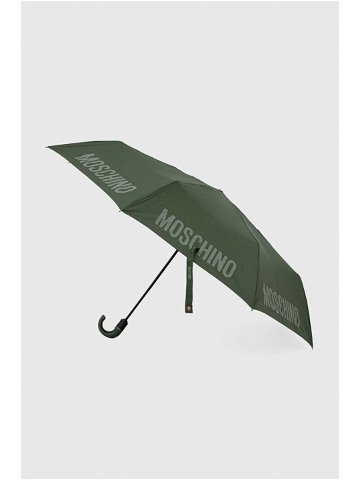Deštník Moschino zelená barva 8064