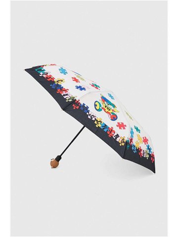 Deštník Moschino béžová barva 8057