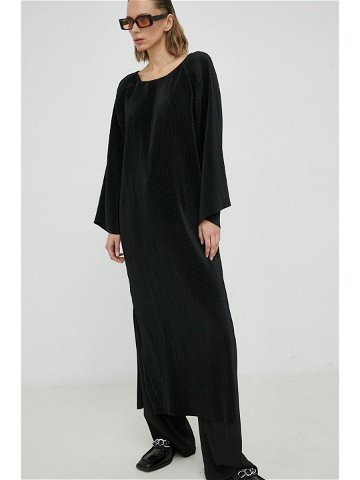 Šaty By Malene Birger Viella černá barva maxi oversize