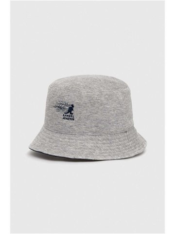 Oboustranný klobouk Kangol šedá barva