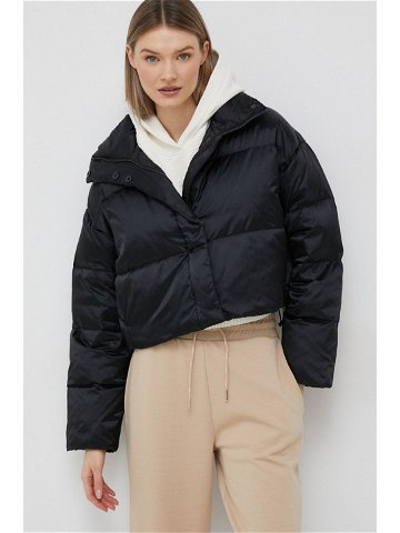 Péřová bunda Calvin Klein dámská černá barva zimní