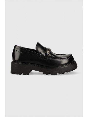 Kožené mokasíny Vagabond Shoemakers COSMO 2 0 dámské černá barva na platformě 5549 004 20