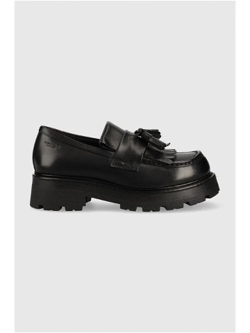 Kožené mokasíny Vagabond Shoemakers COSMO 2 0 dámské černá barva na platformě 5449 201 20