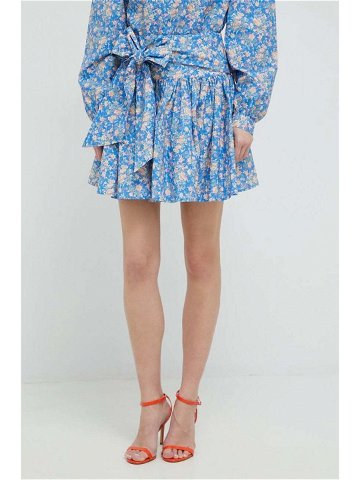 Bavlněná sukně Custommade Rhema mini áčková