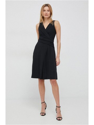 Šaty Lauren Ralph Lauren černá barva mini 250865006