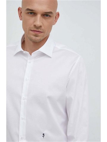 Košile Seidensticker bílá barva slim s klasickým límcem 01 676550