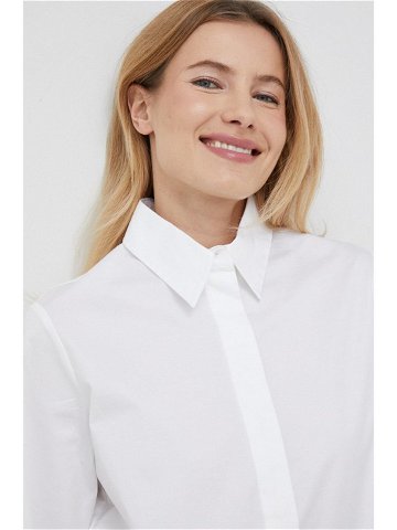 Košile Seidensticker dámská bílá barva regular s klasickým límcem