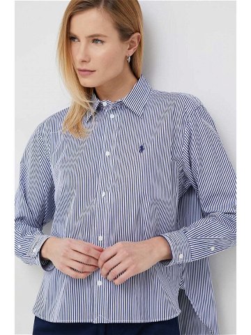 Bavlněná košile Polo Ralph Lauren relaxed s klasickým límcem 211891419