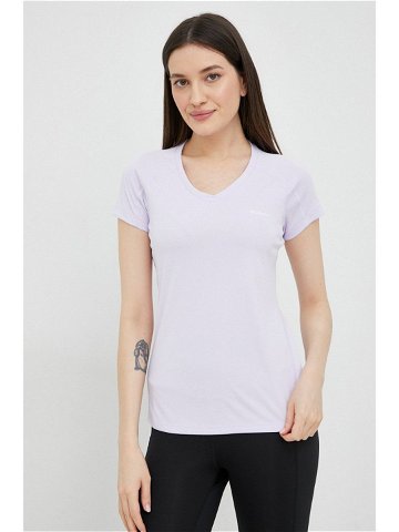Sportovní tričko Columbia Zero Rules fialová barva 1533571