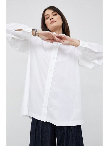 Košile Seidensticker dámská bílá barva regular s klasickým límcem 60 133441