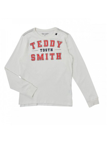 Teddy Smith T-PERDRO Trička s dlouhými rukávy Dětské Bílá