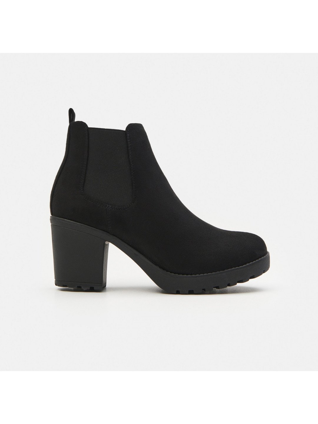 Sinsay – Kotníkové boty na podpatku – Černý