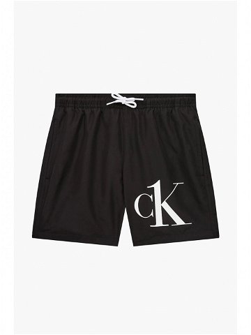 Černé chlapecké plavky Medium Drawstring Calvin Klein Underwear
