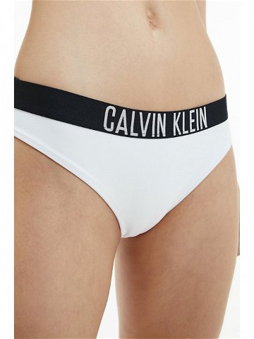 Bílý spodní díl plavek Classic Bikini Calvin Klein Underwear