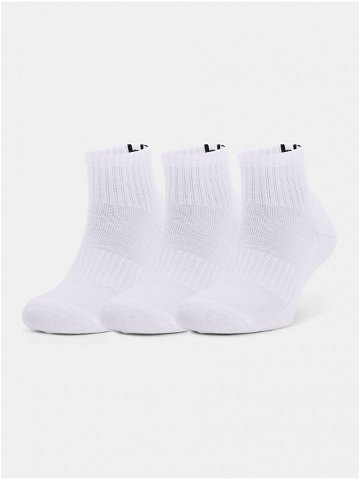 Ponožky Under Armour Core QTR 3PK – bílá