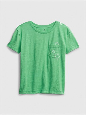 Zelené holčičí tričko GAP