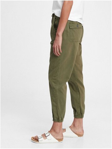 Zelené dámské kalhoty GAP